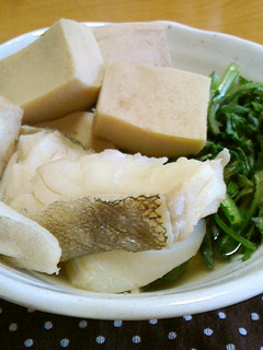 タラと高野豆腐の煮物-レシピのメイン写真