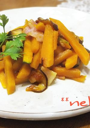 カボチャのバターソテー-レシピのメイン写真