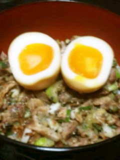 チャーシュー丼 味玉のせ-レシピのメイン写真