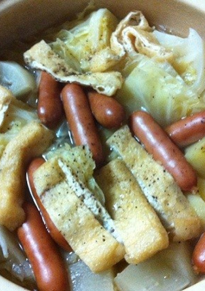 【家の食材で】土鍋で和風ポトフ-レシピのメイン写真