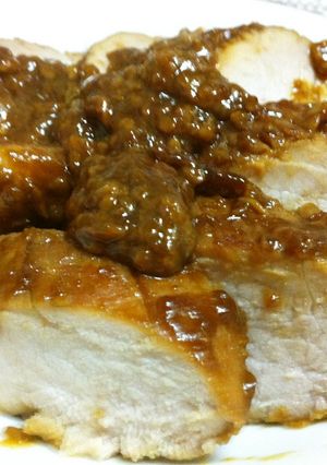 柔らかい♪豚ヒレブロックの醤油麹焼き-レシピのメイン写真