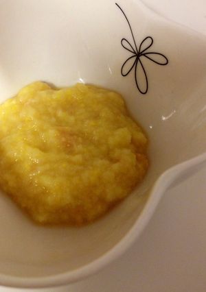離乳食初期〜パン粥(コーン裏ごし使用)〜-レシピのメイン写真