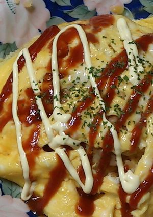 簡単炊飯器ケチャップライス(オムライス)-レシピのメイン写真