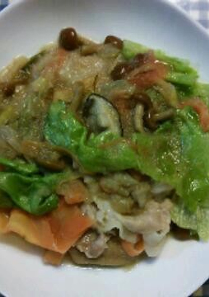 手羽先と豚肉のみぞれ鍋風生姜入りスープ-レシピのメイン写真