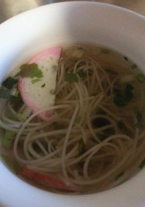 松茸のお吸い物で簡単にゅうめん！-レシピのメイン写真