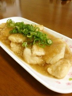 簡単☆めんつゆで鶏胸肉のみぞれ煮-レシピのメイン写真