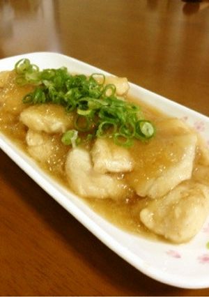 簡単☆めんつゆで鶏胸肉のみぞれ煮-レシピのメイン写真