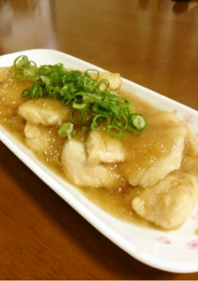 簡単☆めんつゆで鶏胸肉のみぞれ煮-レシピのメイン写真