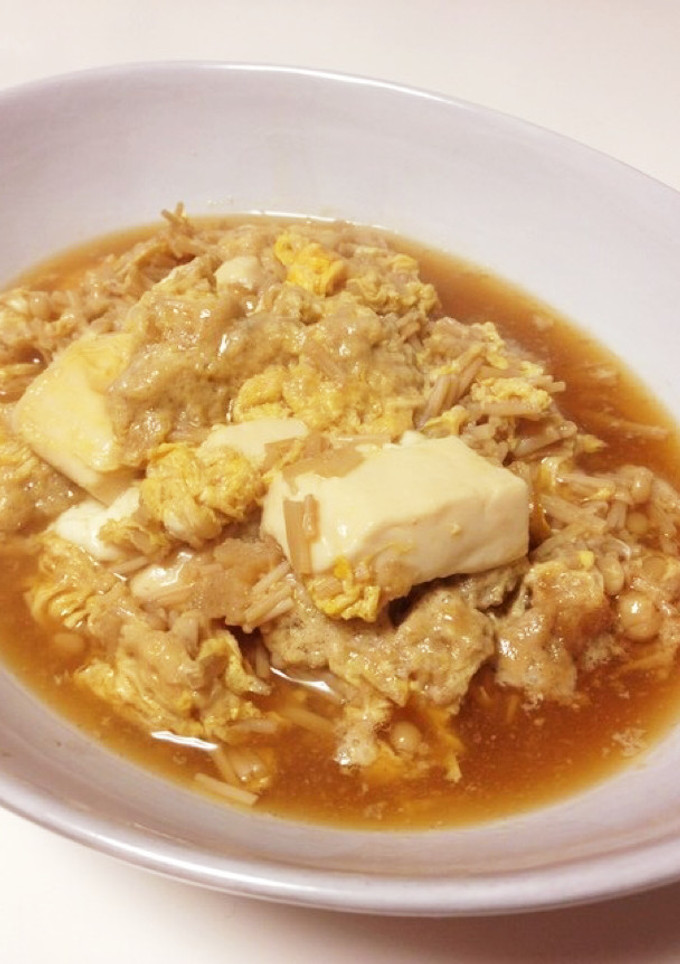 豆腐とえのき卵とじ-レシピのメイン写真