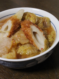 圧力鍋de白菜と大根のキムチ醤油麹煮-レシピのメイン写真