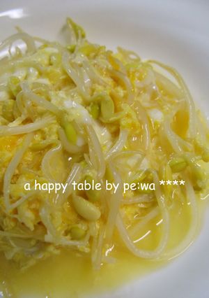 簡単・安くて・栄養高＊もやしの卵とじ-レシピのメイン写真