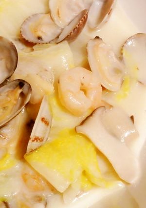 あさりと白菜とエリンギの和風クリーム煮-レシピのメイン写真
