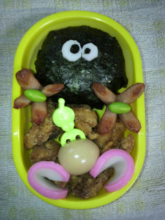 キャラ弁♪まっくろくろすけ-レシピのメイン写真