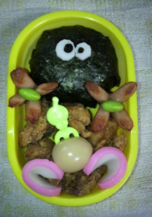 キャラ弁♪まっくろくろすけ-レシピのメイン写真