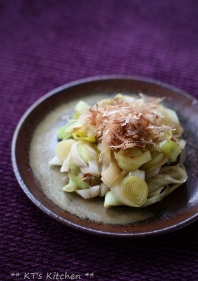 ごま油と焦がし醤油でネギ炒め-レシピのメイン写真
