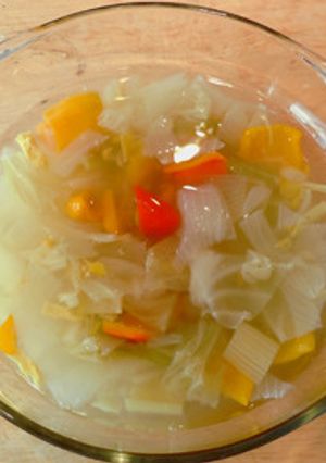 便利なデトックス風野菜スープ ストック-レシピのメイン写真