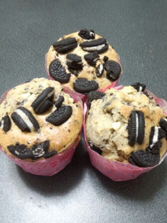オレオホワイトチョコマフィン-レシピのメイン写真