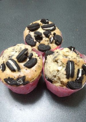 オレオホワイトチョコマフィン-レシピのメイン写真