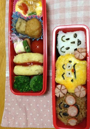 アンパンマン弁当-レシピのメイン写真