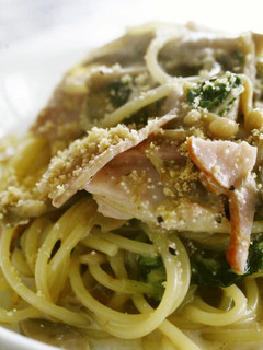 ★常備菜アレンジ~きのこと水菜のパスタ★-レシピのメイン写真