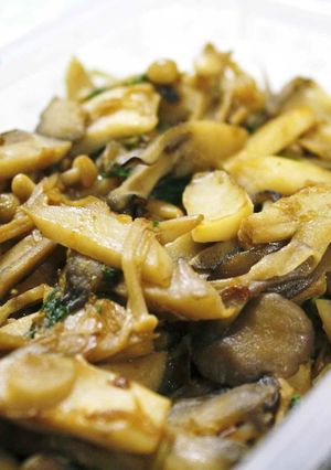 ★常備菜～きのこと水菜の柚子こしょう煮★-レシピのメイン写真