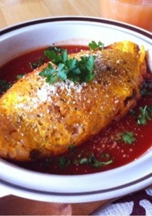 簡単朝食☆ふわとろオムライスリゾット-レシピのメイン写真