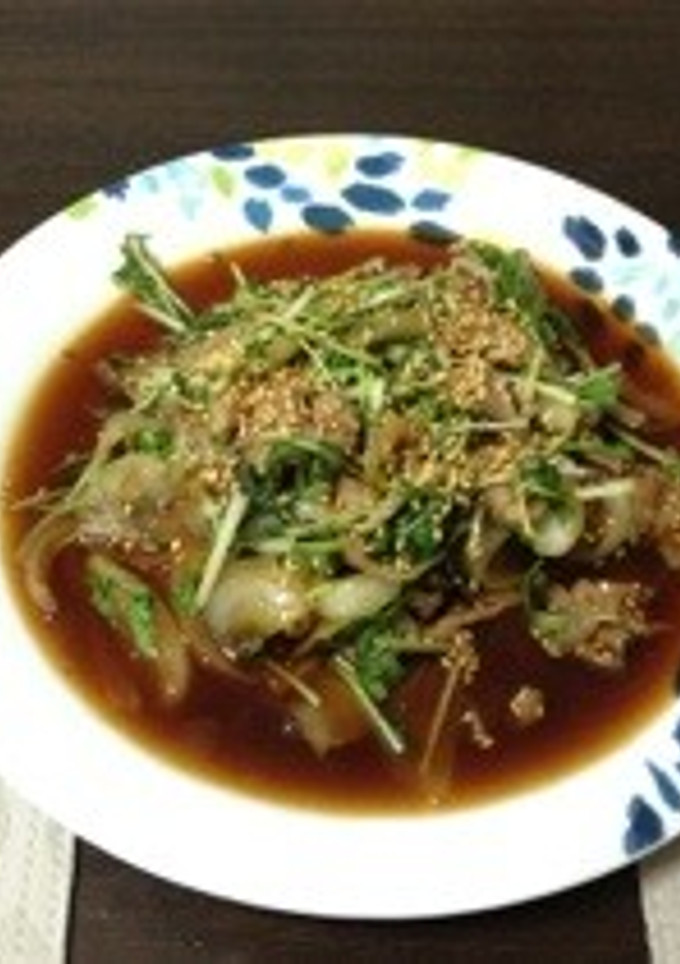 豚肉と水菜の甘辛炒め☆-レシピのメイン写真