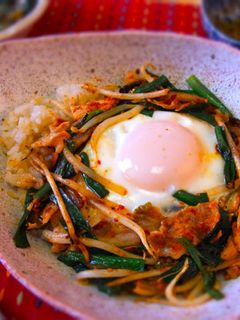 豚キムチの巣ごもり丼-レシピのメイン写真
