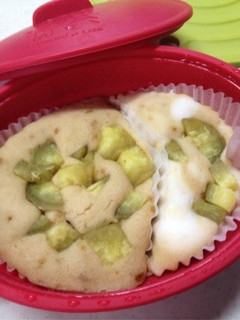 離乳食◎アレルギーも◎黒糖米粉蒸しパン-レシピのメイン写真