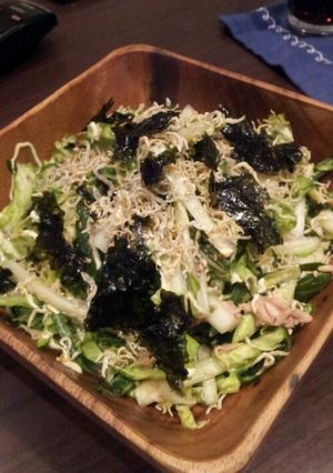 1番人気☆白菜と水菜のゆず香るサラダ♪-レシピのメイン写真