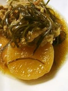 圧力鍋で大根と塩コンブの簡単煮物-レシピのメイン写真