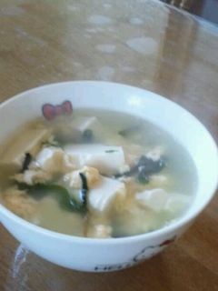 豆腐と卵のスープ(*^^*)-レシピのメイン写真