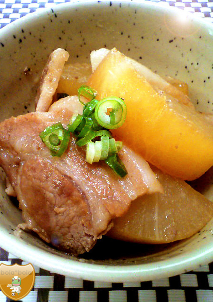 大根と豚肉の煮物～bola×bola風～-レシピのメイン写真