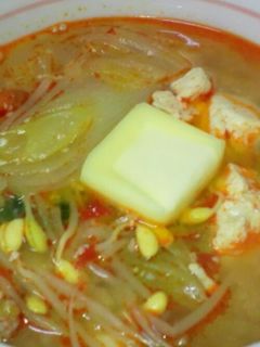 味噌バター豆板醤鍋-レシピのメイン写真