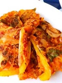 彩野菜のキムチヂミ☆-レシピのメイン写真