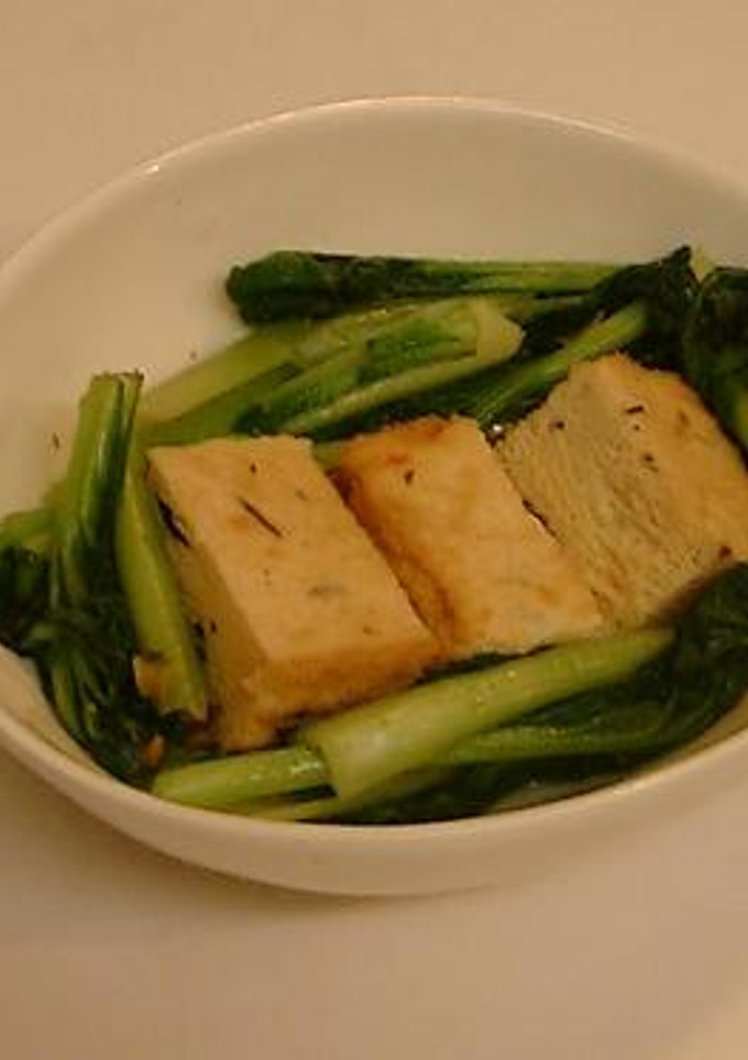 厚揚げとターツァイのさっと煮-レシピのメイン写真
