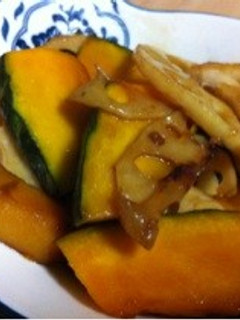 南瓜と蓮根の照り焼き-レシピのメイン写真