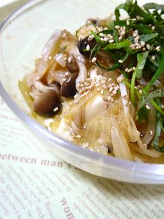 豆腐のきのこあんかけ-レシピのメイン写真