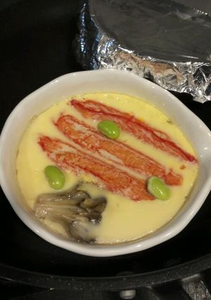 かにかまの茶碗蒸し☆フライパンで-レシピのメイン写真