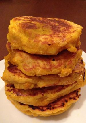 優しい甘さ☆かぼちゃのパンケーキ-レシピのメイン写真