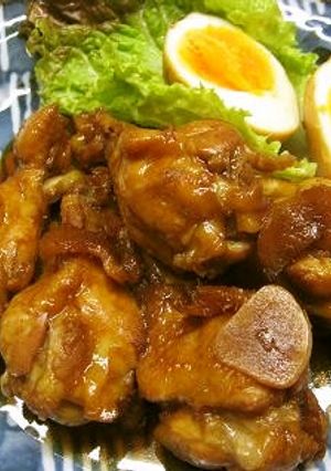中華鍋に並べて煮るだけ☆手羽元の簡単煮-レシピのメイン写真