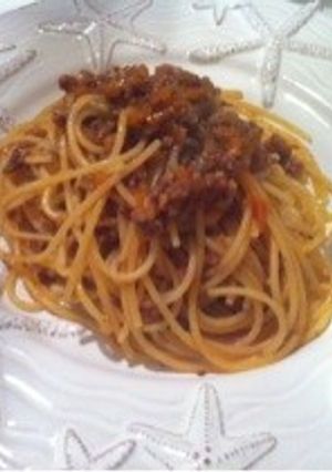 家庭で食べれるボロネーゼパスタ-レシピのメイン写真