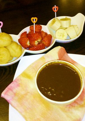 おうちバレンタインに♪チョコフォンデュ-レシピのメイン写真