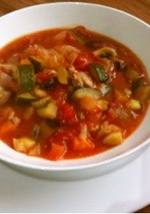便利な一品☆鶏肉とたっぷり野菜のトマト煮-レシピのメイン写真