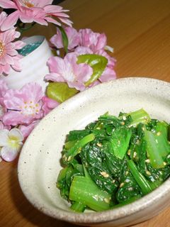 子供大好き☆小松菜のさっぱり和え物-レシピのメイン写真