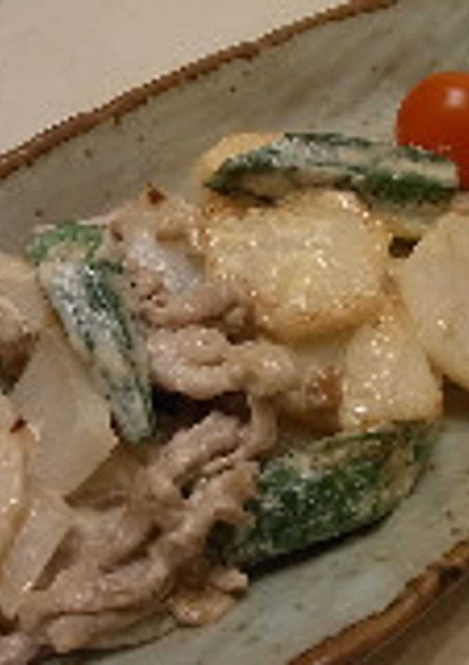 長いもと豚肉のマヨネーズ炒め-レシピのメイン写真