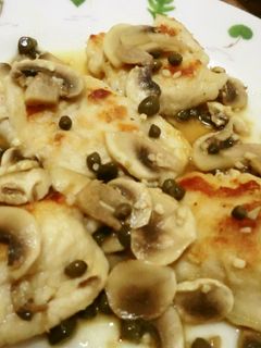 鶏胸肉のソテーw/マッシュルームケイパー-レシピのメイン写真