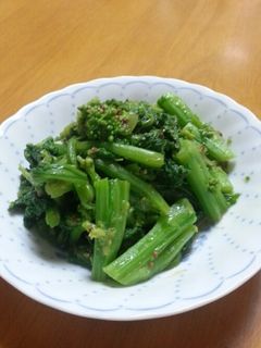 菜の花のお浸し♪-レシピのメイン写真