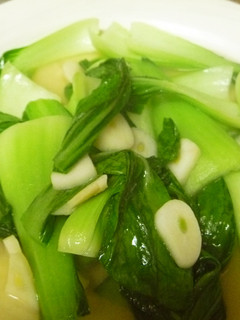 ☆簡単&早い☆チンゲン菜の塩にんにく炒め-レシピのメイン写真
