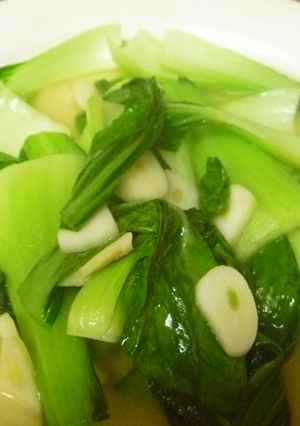 ☆簡単&早い☆チンゲン菜の塩にんにく炒め-レシピのメイン写真
